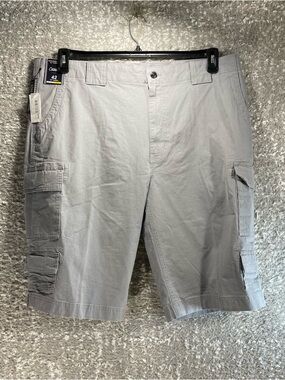 Roundtree & Yorke Casuals Classic Fit Men's Cargo Shorts Plus 42 Cotton NWT